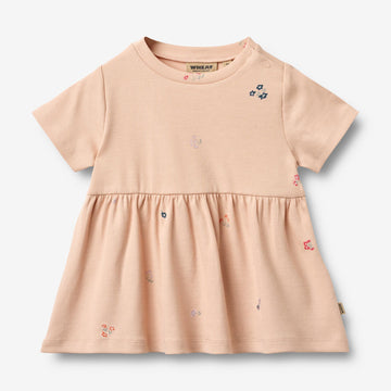 Wheat Main Jerseykleid S/S Anna Dress 2475 rose flowers