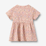 Wheat Main Jerseykleid S/S Anna Dress 9876 magenta heart flowers