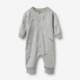 Wheat Main Jumpsuit L/S Lou Jumpsuit 9035 dogs with dots