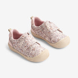 Wheat Footwear Kei Canvas mit Klettverschluß | Baby Prewalkers 1353 soft lilac flowers