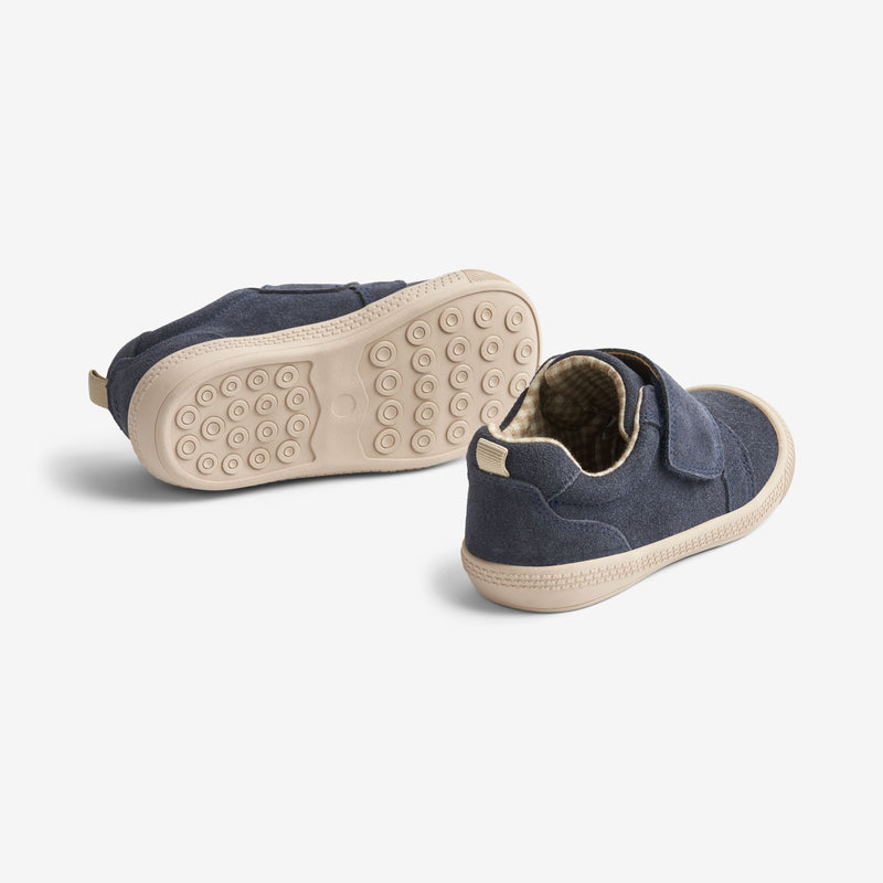 Wheat Footwear Kei mit Klettverschluß | Baby Prewalkers 1432 navy