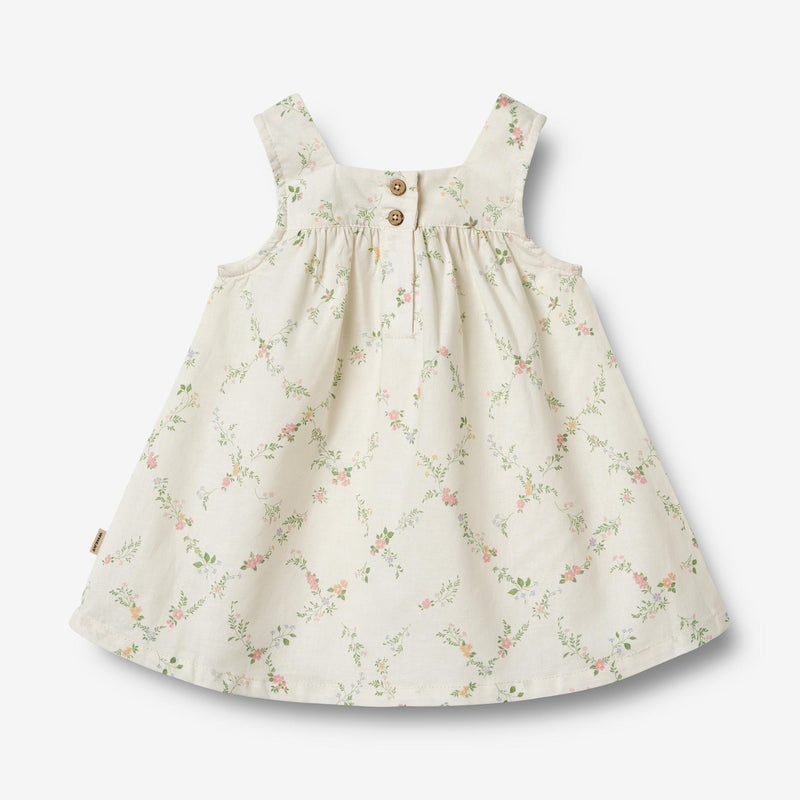 Wheat Main Kleid Ayla Dress 9426 ivory checked flowers