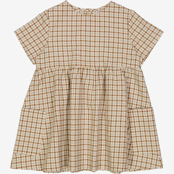 Wheat Main  Kleid Ayse Dresses 5094 golden dove check