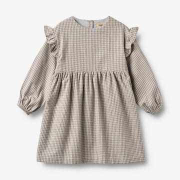 Wheat Main Kleid Gro Dress 0104 greybrown check