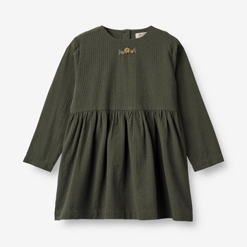 Wheat Main  Kleid Gunvor mit Stickerei Dresses 0025 black coal