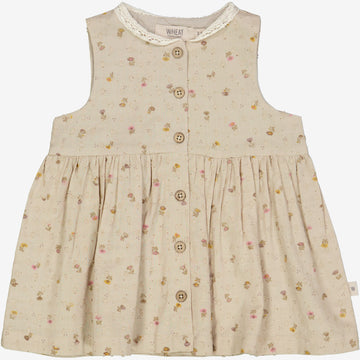 Wheat Main  Kleid Josephine | Baby Dresses 5058 fossil flowers dot