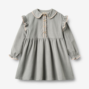 Wheat Main Kleid L/S Alissa Dress 1024 slightly blue