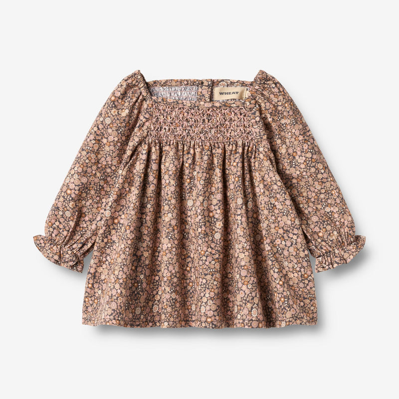 Wheat Main Kleid L/S Bella Dress 9546 black sea garden