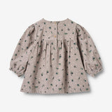 Wheat Main Kleid L/S Elvira Dress 9553 dusty purple flower hearts