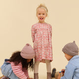 Wheat Main Kleid L/S Fenja Dress 9746 raspberry flowers