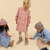 Wheat Main Kleid L/S Fenja Dress 9746 raspberry flowers