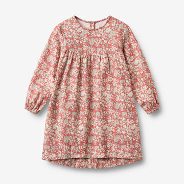 Wheat Main Kleid L/S Fenja Dress 9746 raspberry flowers