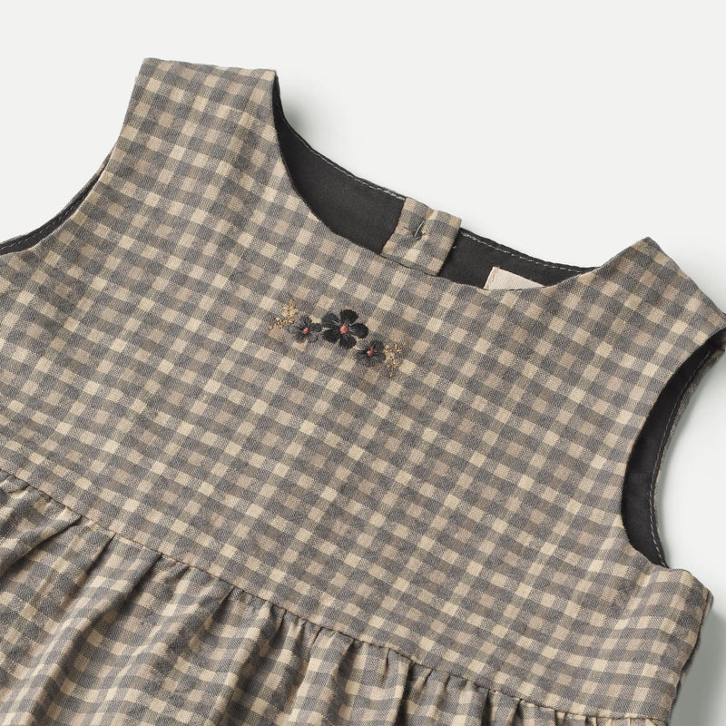 Wheat Main  Kleid Louisa | Baby Dresses 1529 autumn sky check