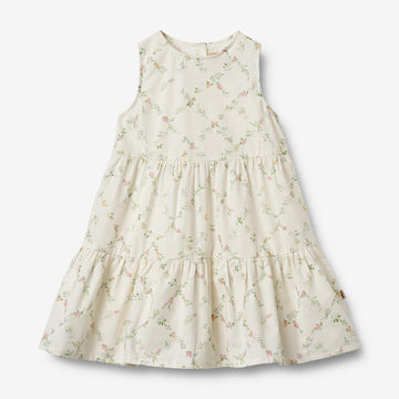 Wheat Main Kleid Luise Dress 9426 ivory checked flowers