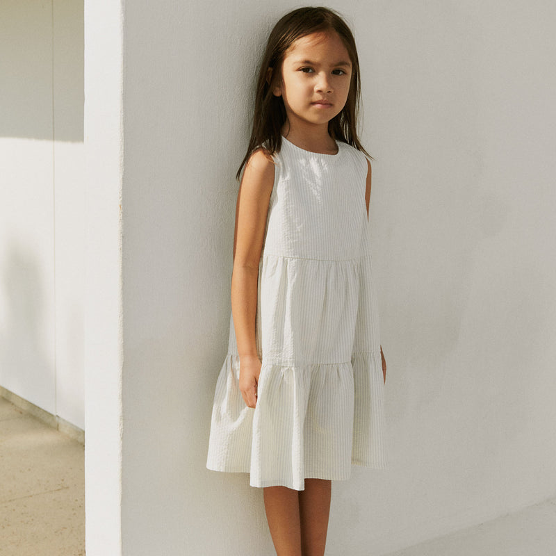 Wheat Main Kleid Luise Dress 9444 summer blue stripe