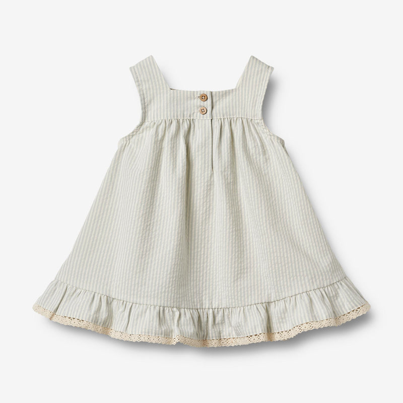 Wheat Main Kleid Rüsche Ayla Dress 9444 summer blue stripe