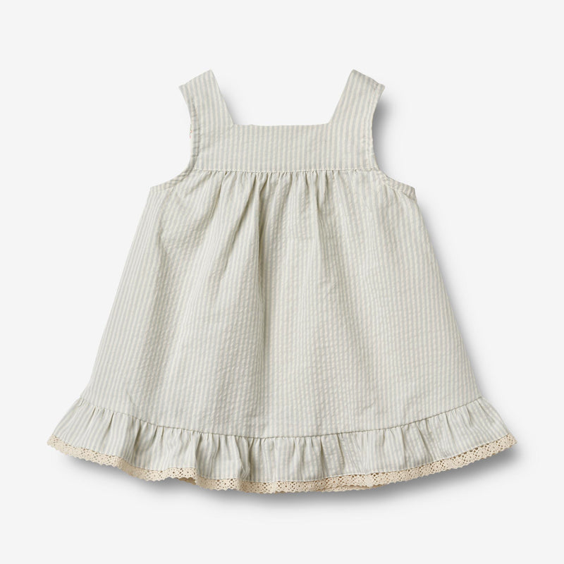 Wheat Main Kleid Rüsche Ayla Dress 9444 summer blue stripe