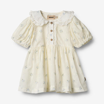 Wheat Main Kleid S/S Adele Dress 1481 blue flowers