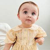 Wheat Main Kleid S/S Adele Dress 9632 barely apricot flowers