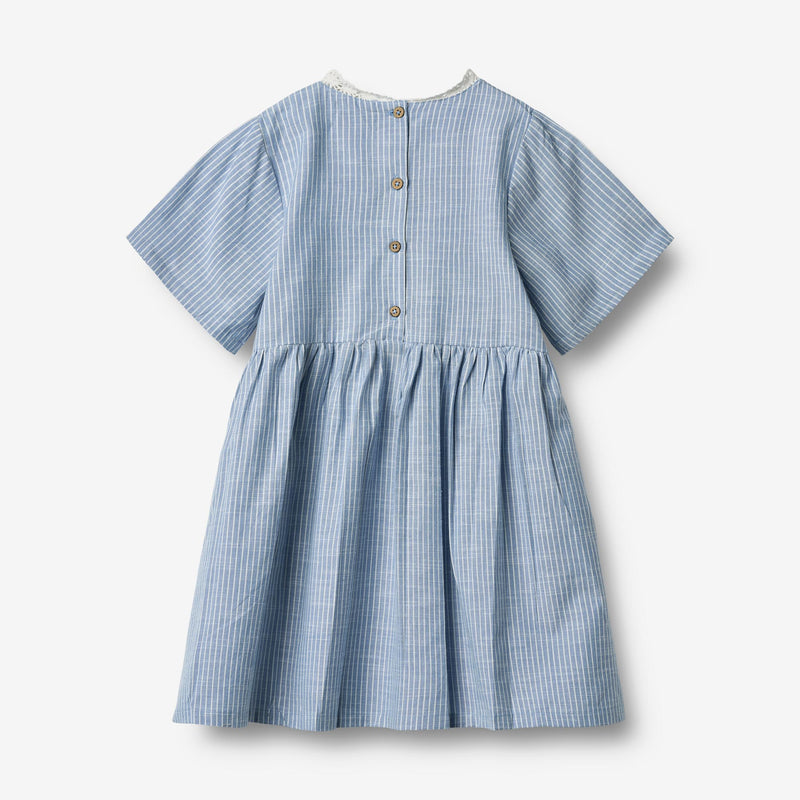 Wheat Main Kleid S/S Elma Dress 1048 blue stripe