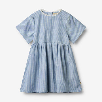 Wheat Main Kleid S/S Elma Dress 1048 blue stripe