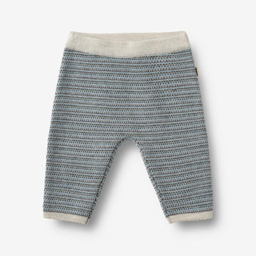Wheat Main Knit Trousers Neel Trousers 9948 bluey