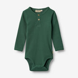 Wheat Main Körper L/S Benny Underwear/Bodies 1145 green tea