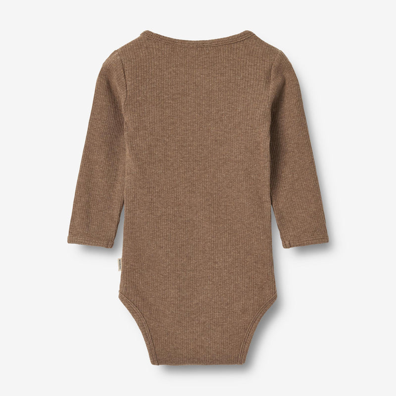 Wheat Main Körper L/S Benny Underwear/Bodies 9549 coffee melange