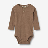 Wheat Main Körper L/S Benny Underwear/Bodies 9549 coffee melange