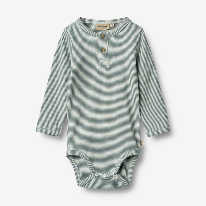 Wheat Main Körper L/S Benny Underwear/Bodies 9442 stormy sea stripe