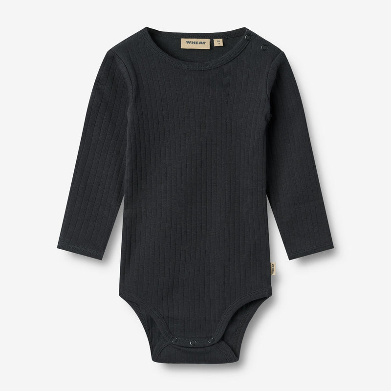 Wheat Main Körper L/S Berti Body 1432 navy