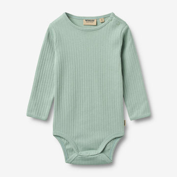 Wheat Main Körper L/S Berti Body 3217 green pool