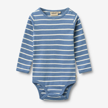 Wheat Main Körper L/S Berti Body 1048 blue stripe