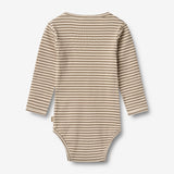 Wheat Main Körper L/S Berti Underwear/Bodies 9570 stone stripe