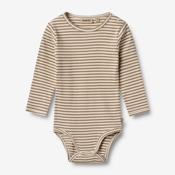 Wheat Main Körper L/S Berti Underwear/Bodies 9570 stone stripe