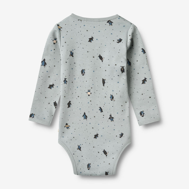 Wheat Main Körper L/S Berti Underwear/Bodies 9569 soft rain penguins