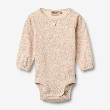 Wheat Main Langarmbody Elmine Body 9422 coral flowers