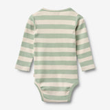 Wheat Main Langarm Babybody Freddie Body 9647 mint stripe