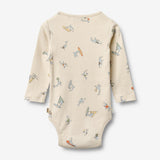 Wheat Main Langarm Babybody Freddie Body 9669 whale friends