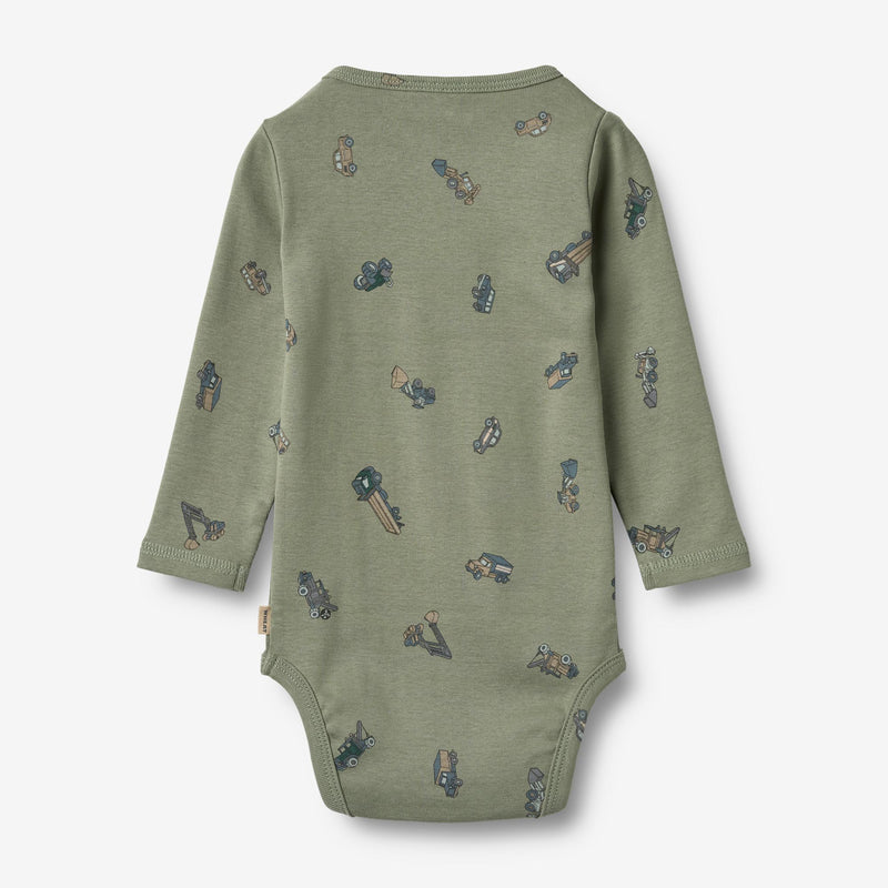 Wheat Main Körper L/S Freddie Underwear/Bodies 9552 dusty green cars