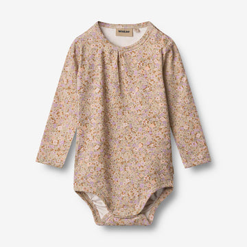 Wheat Main Körper L/S Liv Body 9409 lilac flower meadow