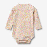 Wheat Main Langarm Babybody Liv Body 9637 blush flower meadow