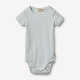 Wheat Main Körper S/S Edvald Body 1048 blue stripe