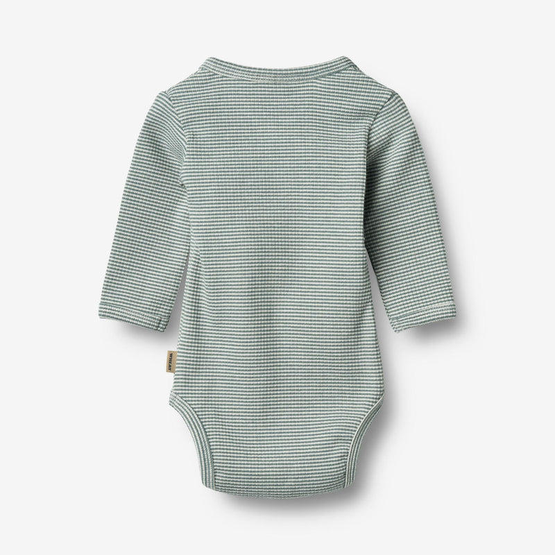 Wheat Main Körper Wickel L/S Pil Underwear/Bodies 9442 stormy sea stripe