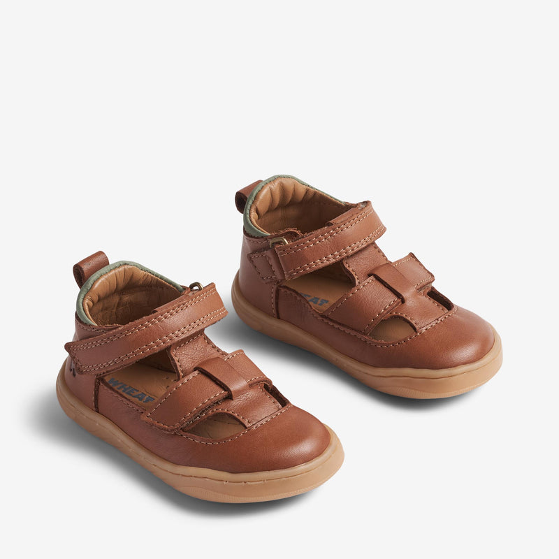 Wheat Footwear Krabbelschuh Sven Prewalkers 9002 cognac