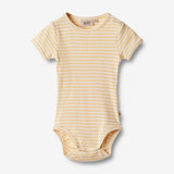 Wheat Main  Kurzarm Body Elisa Underwear/Bodies 5002 pale apricot stripe
