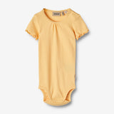 Wheat Main Kurzarm Body Edna | Baby Underwear/Bodies 5001 pale apricot