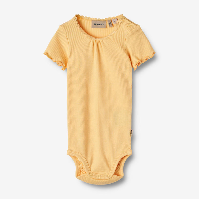 Wheat Main Kurzarm Body Edna | Baby Underwear/Bodies 5001 pale apricot