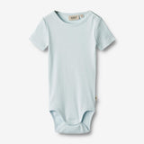 Wheat Main Kurzarm Body Timo | Baby Underwear/Bodies 4030 light blue