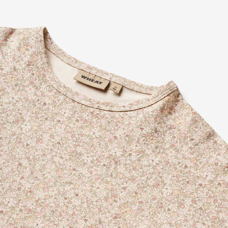 Wheat Main Kurzarm T-Shirt Bette Jersey Tops and T-Shirts 1250 cream flower meadow